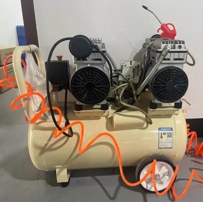 Air compressor at the Zhongshan smart-lock factory