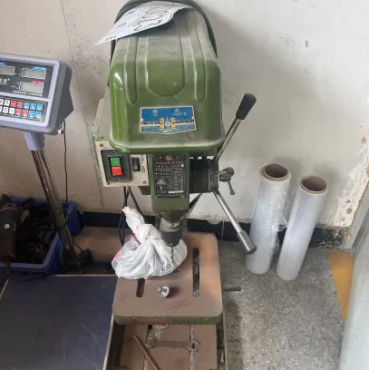 Bench drilling and tapping machine at the Zhongshan smart-lock factory