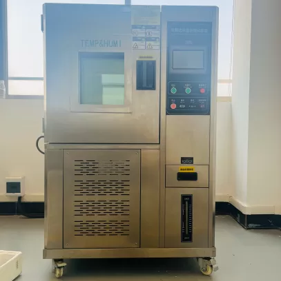 Programmable temperature chamber at the Zhongshan smart-lock factory