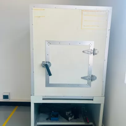 Sound testing equipment at the Zhongshan smart-lock factory